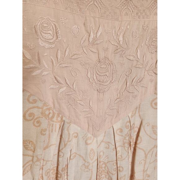 Gudrun Sjoden Pink Elisabeth Organic Cotton Linen Dress Women Size XL NWT - Picture 2 of 6